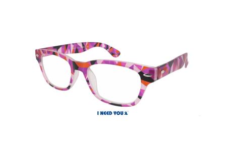 Woody Crazy Lesebrille Rot