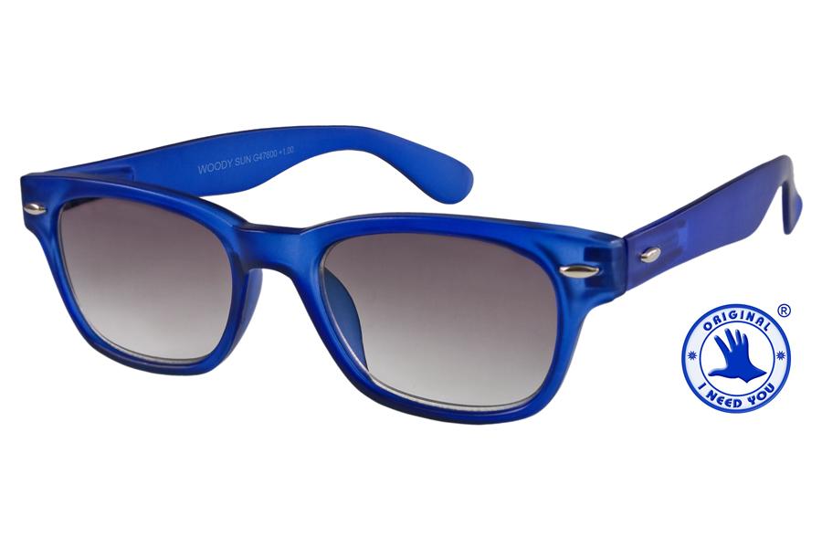 Woody Lese-Sonnenbrille Blau